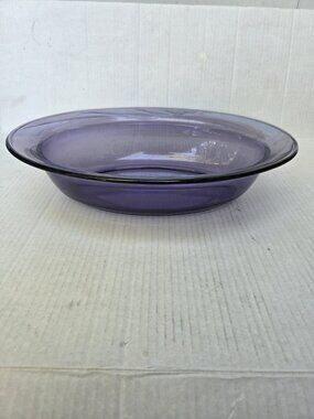 Pyrex Corningware Simple Elegance Oval Purple Amethyst Glass Casserole Dish L32